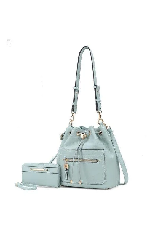 Larissa Bucket Handbag with Wallet