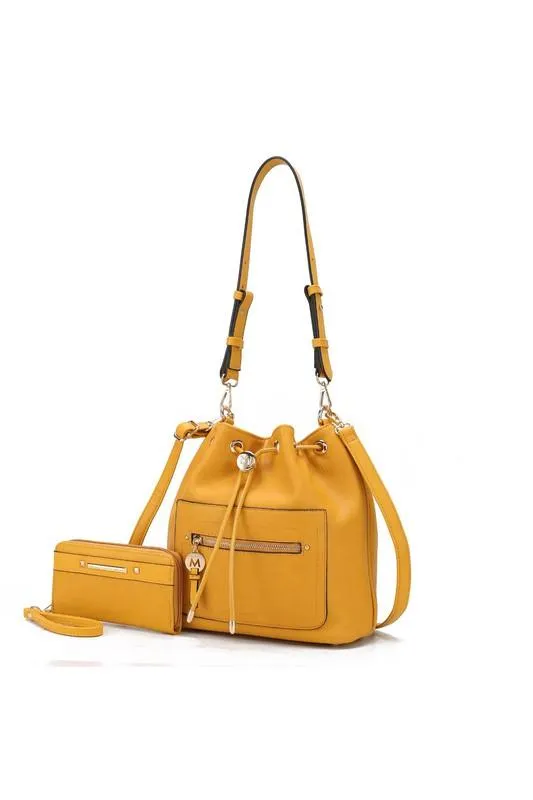 Larissa Bucket Handbag with Wallet