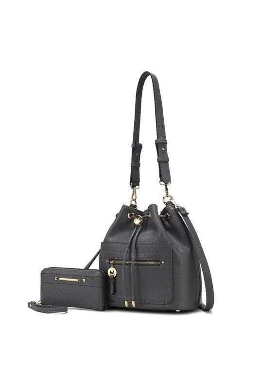 Larissa Bucket Handbag with Wallet