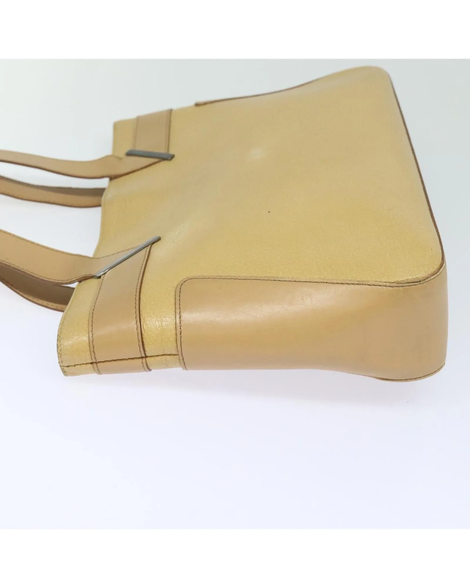 Leather Hand Bag with Handle Drop and Classic Design