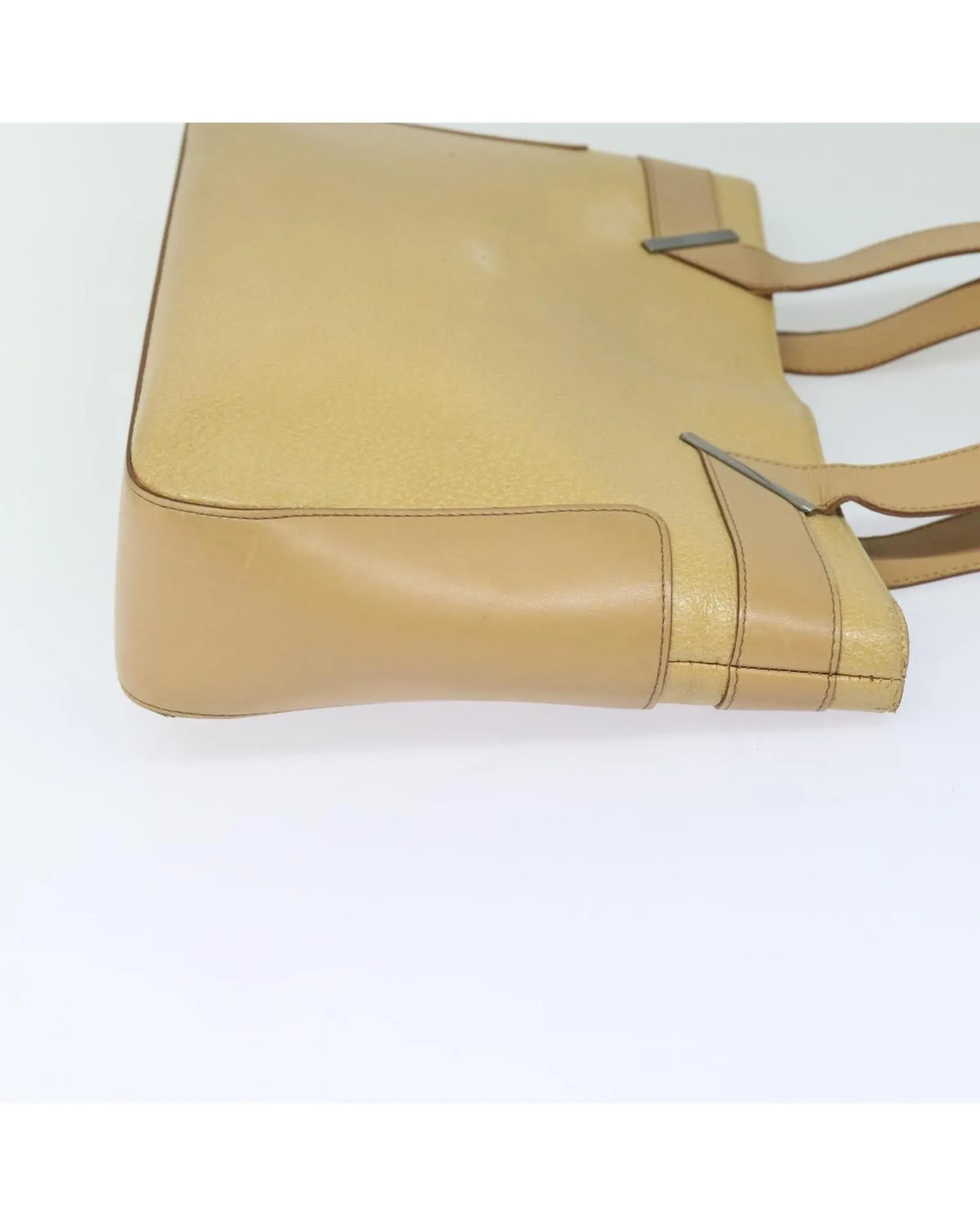 Leather Hand Bag with Handle Drop and Classic Design