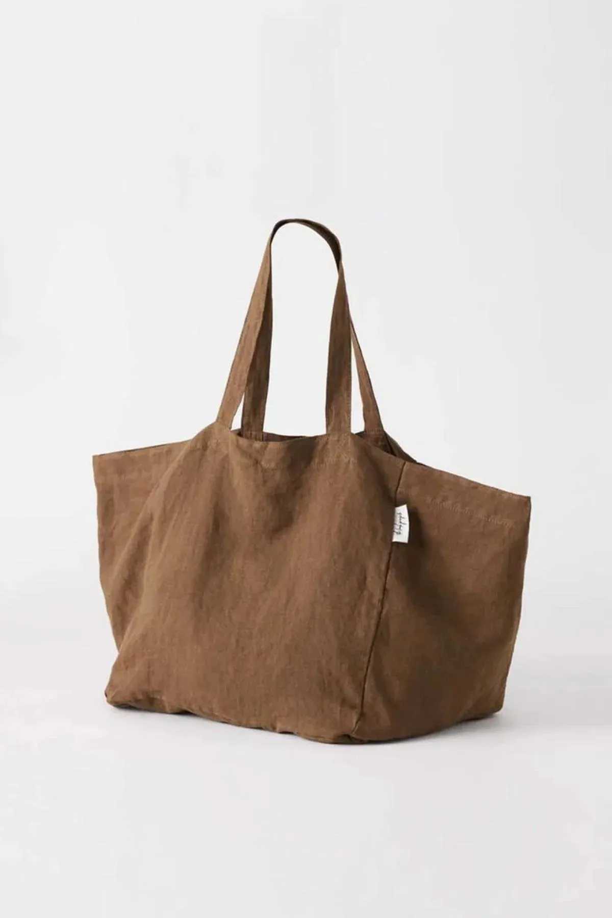 Linen Tote Bag - The beach people