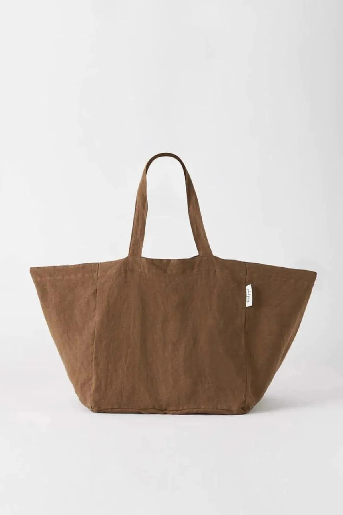 Linen Tote Bag - The beach people