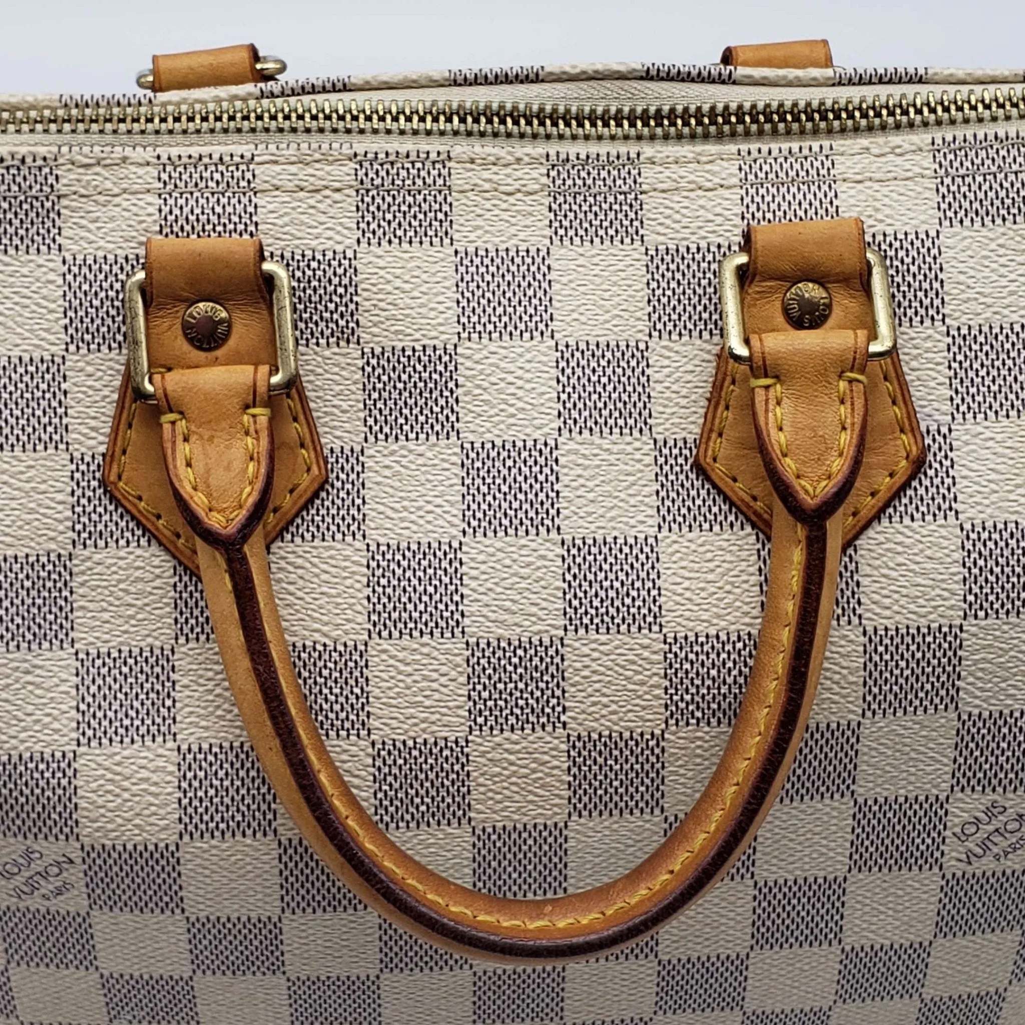 Louis Vuitton Damier Azur Speedy 25 Hand Bag