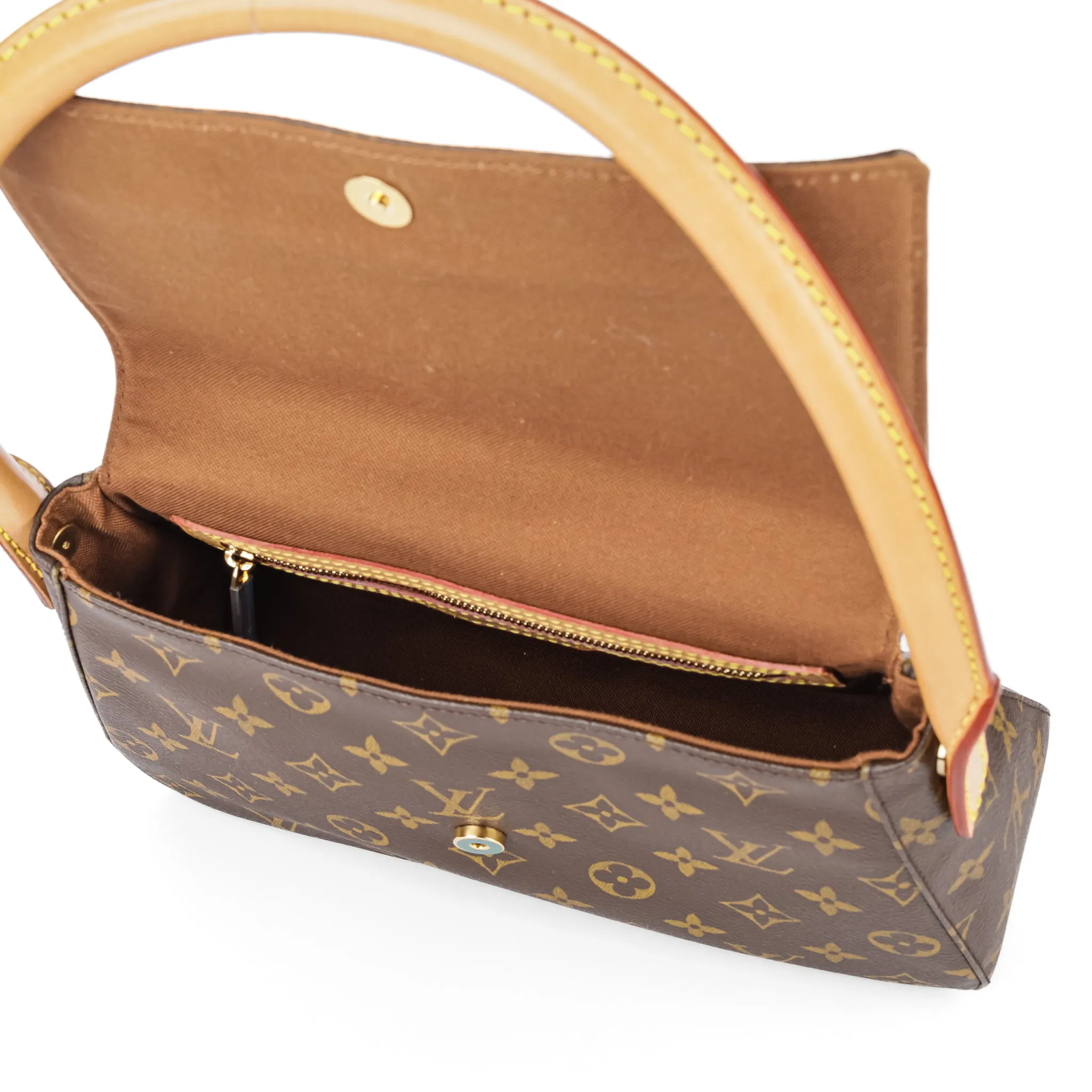 LOUIS VUITTON Monogram Canvas Looping Shoulder Bag