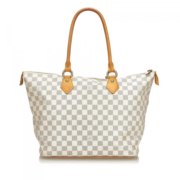 Louis Vuitton Saleya MM Damier Azur Handbag