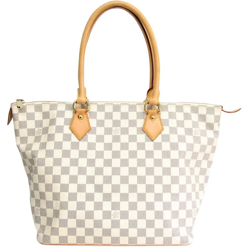 Louis Vuitton Saleya MM Damier Azur Handbag