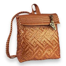 Maria Victoria | Glow MBR BK | Upcycled, Handwoven, Backpack