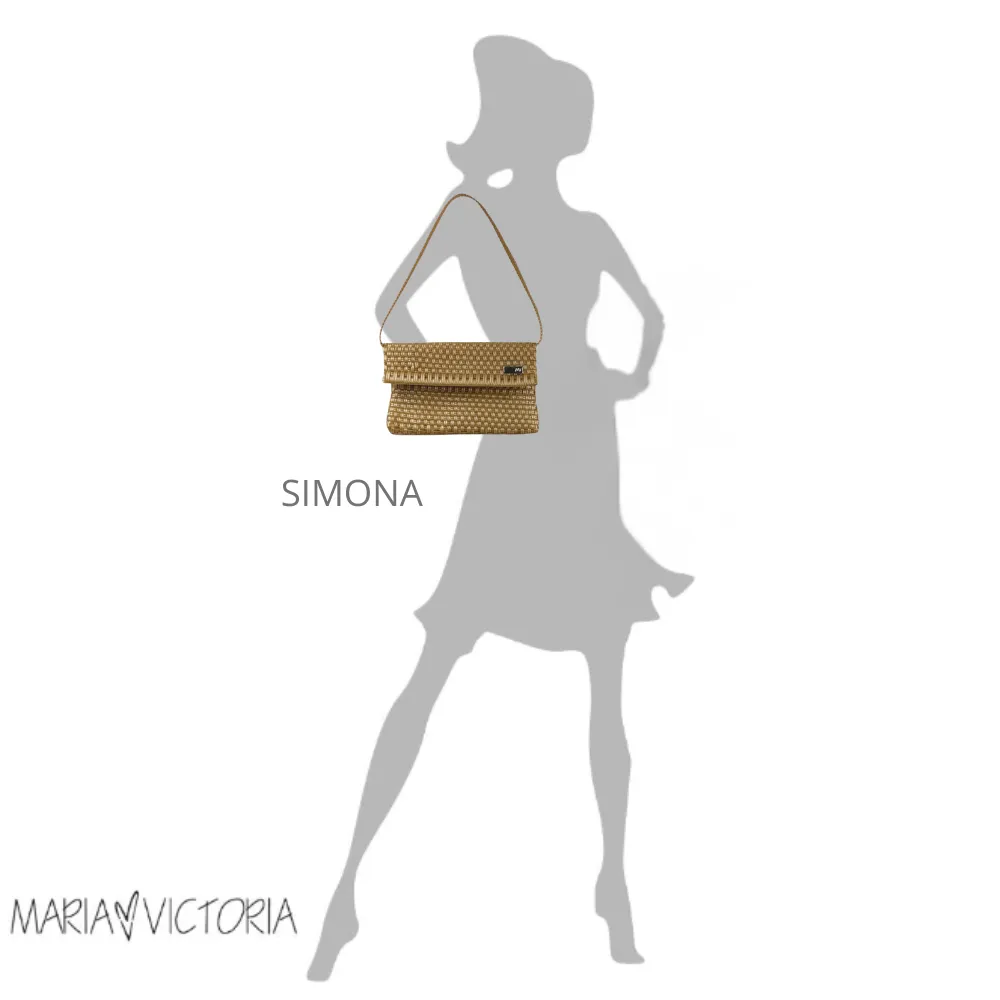 Maria Victoria | Simona MGD | Upcycled, Handwoven, Shoulder Bag