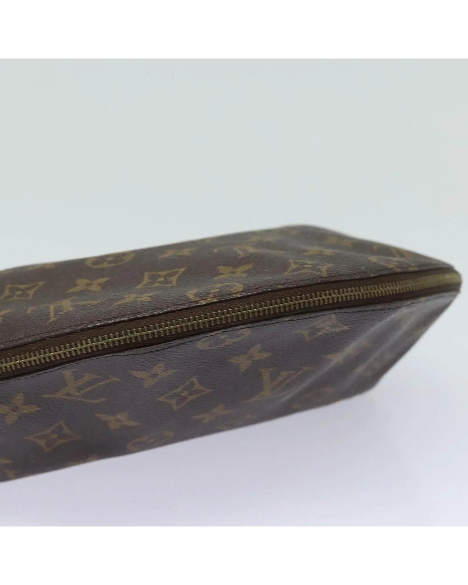 Monogram Canvas Cosmetic Pouch with Zipper