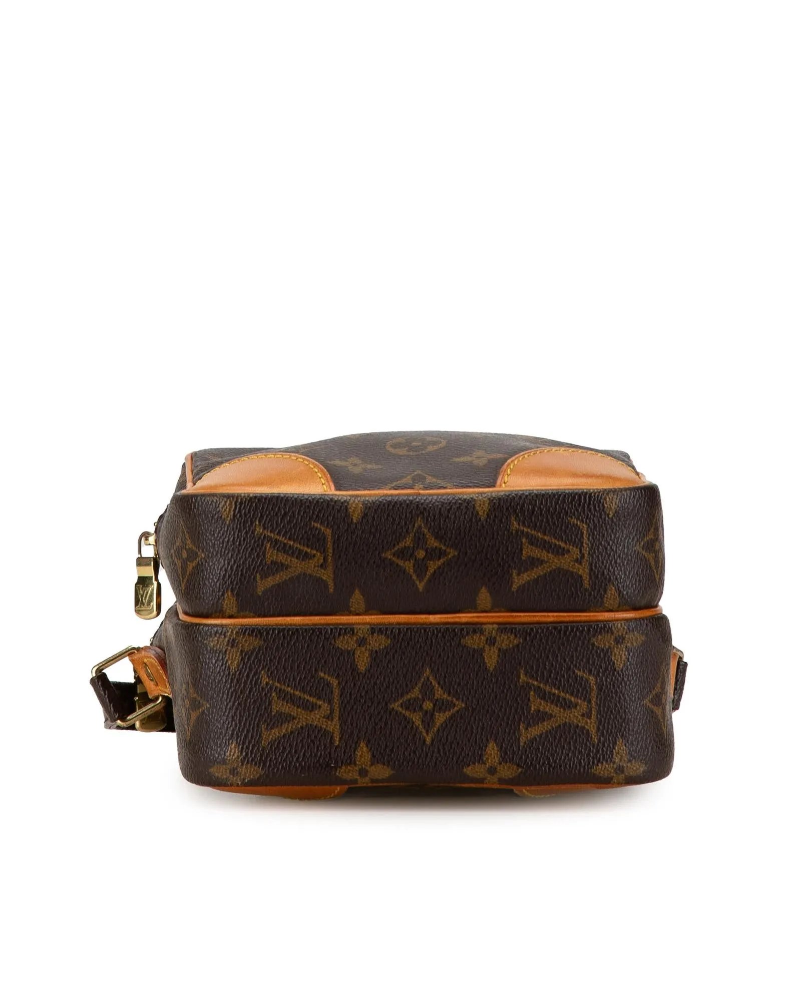 Monogram Canvas Shoulder Bag with Vachetta Leather Trim