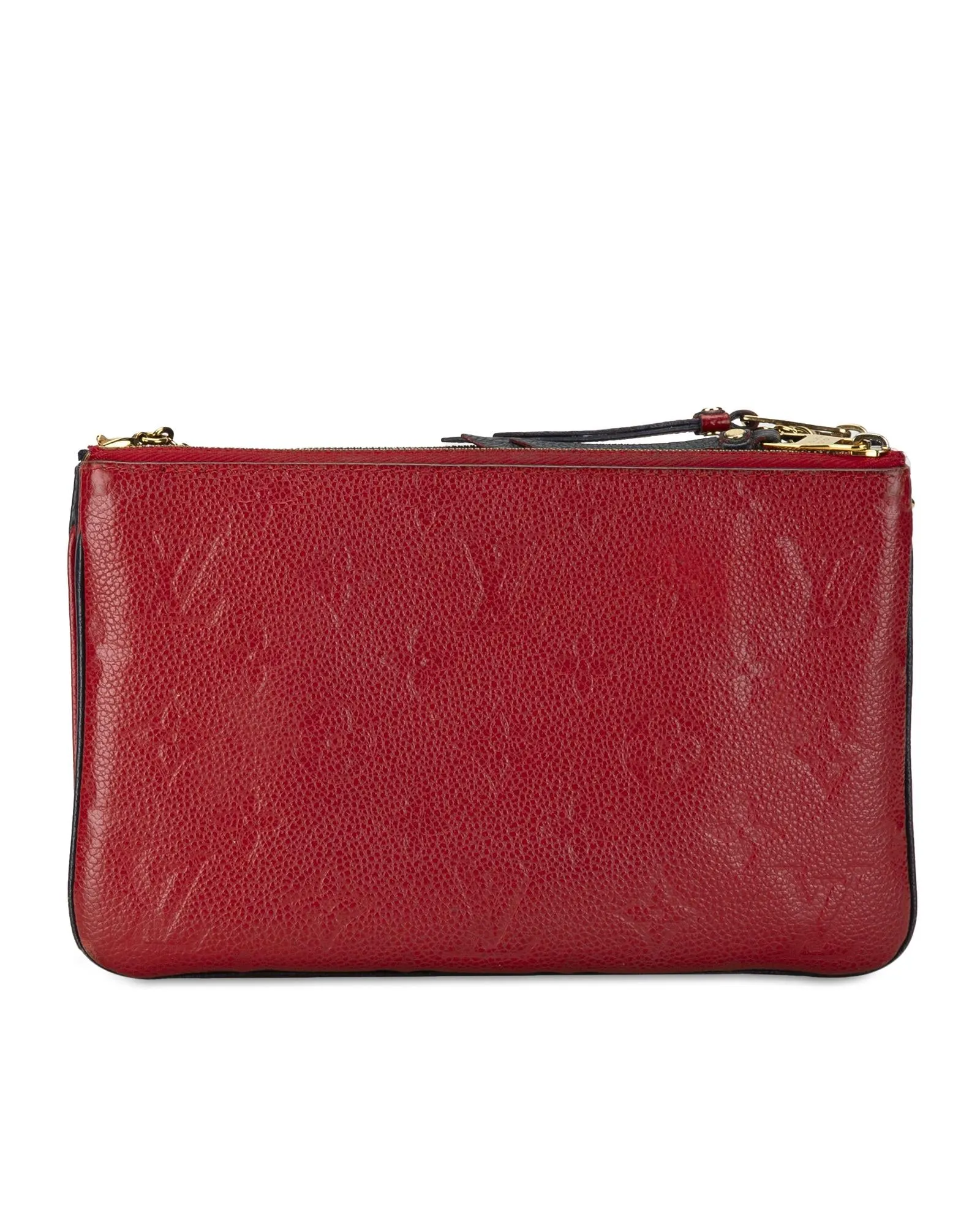 Monogram Empreinte Double Zip Pochette with Chain Link Strap