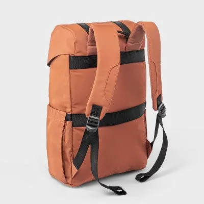 New - Open Story Top Opening Fitted Flap Travel Backpack