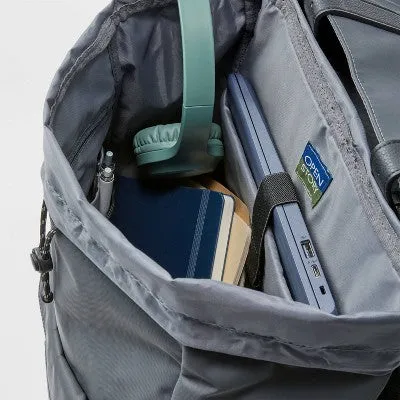 New - Open Story Top Opening Fitted Flap Travel Backpack