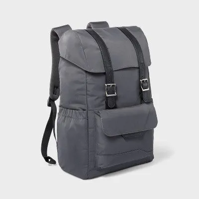 New - Open Story Top Opening Fitted Flap Travel Backpack