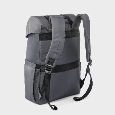 New - Open Story Top Opening Fitted Flap Travel Backpack