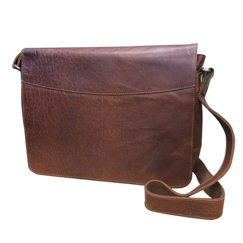 Oran Leather Satchel Ottawa Messenger Business Bag