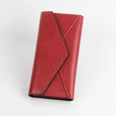 PJ.SDZM Hand Made Women Fashion Long Wallet Many Colors PU Leather Personality Wallet Special For PL0001