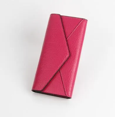 PJ.SDZM Hand Made Women Fashion Long Wallet Many Colors PU Leather Personality Wallet Special For PL0001