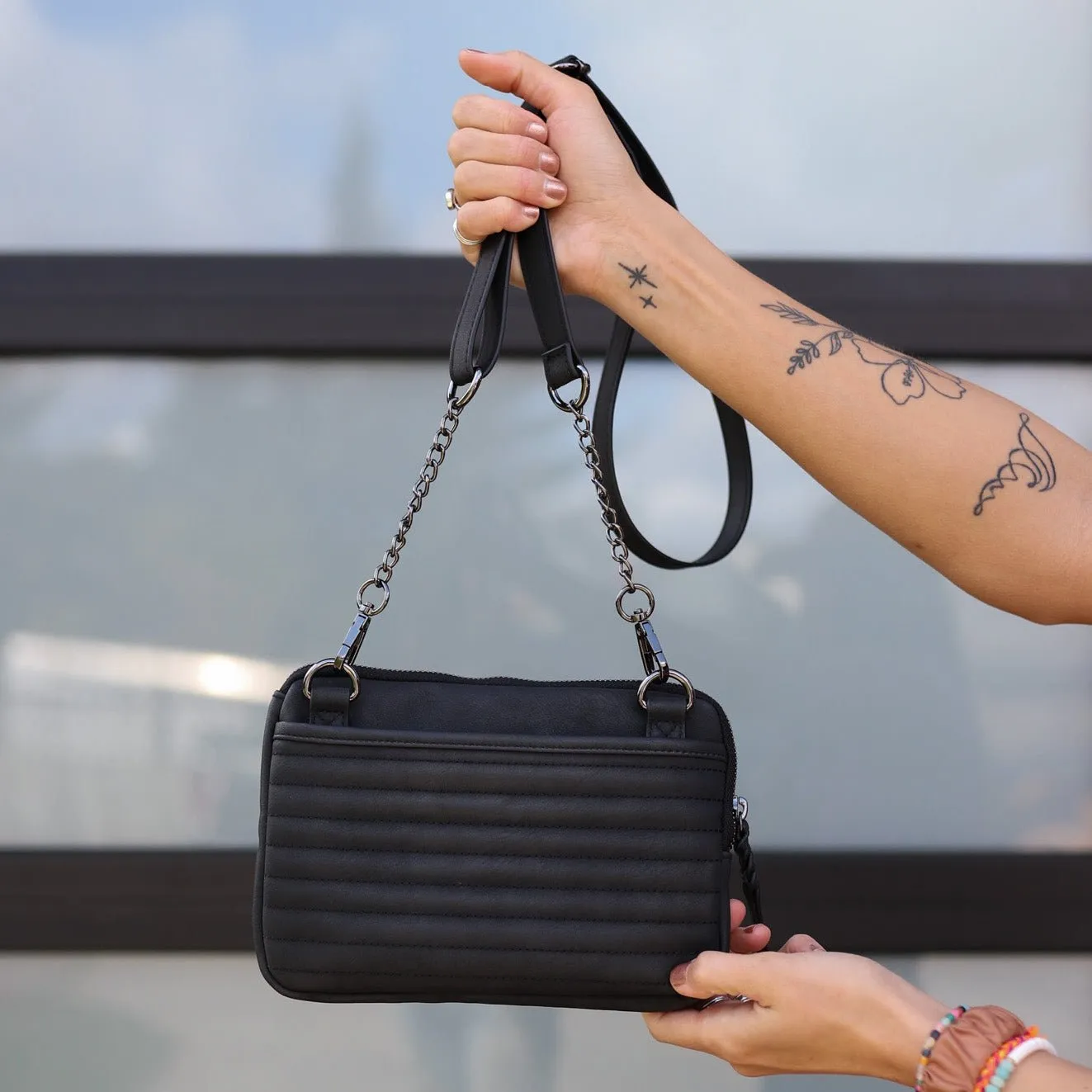 Pocket Bag in Matte Black