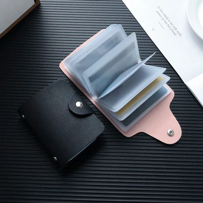 Premium Leather MultiCard Holder with 24 Slots