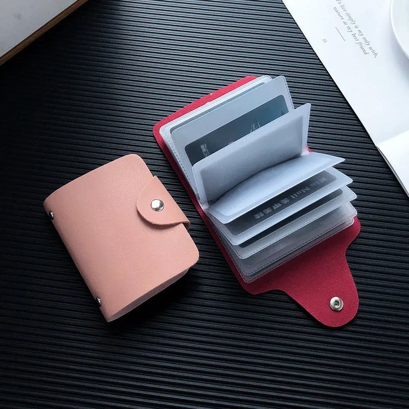 Premium Leather MultiCard Holder with 24 Slots