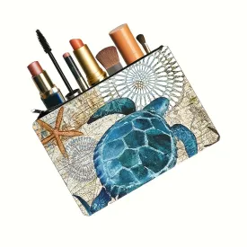 Sea Turtles Zipper Bag Perfect Portable Cosmetic Travel Pouch