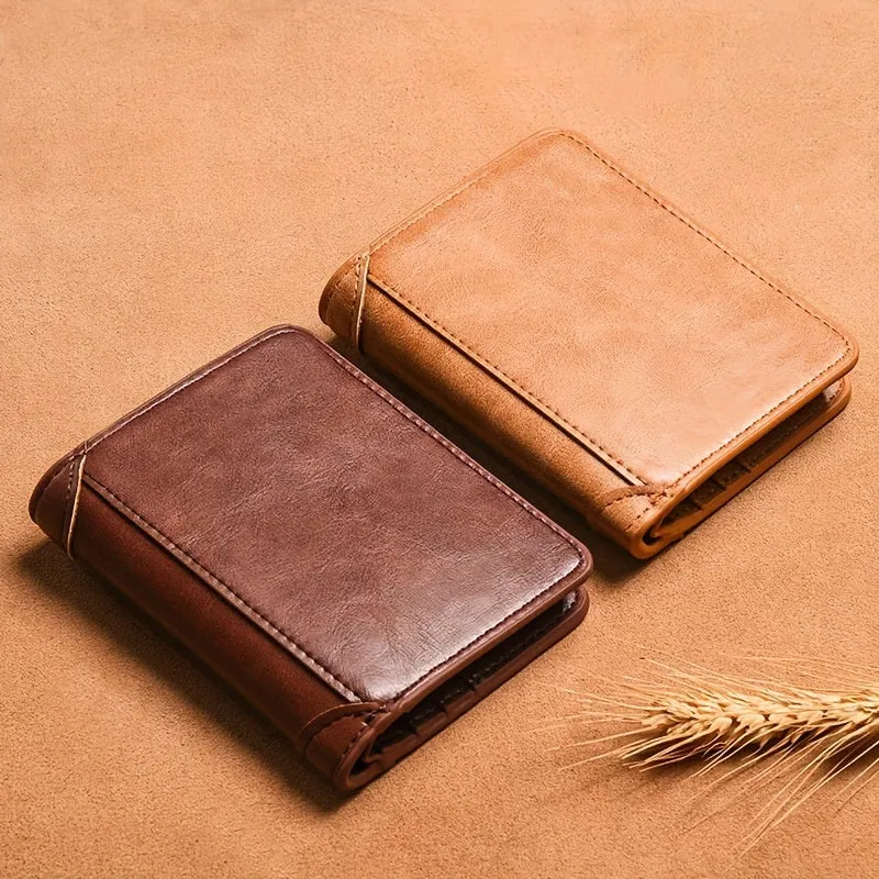 Stay sleek with this versatile PU Leather Wallet