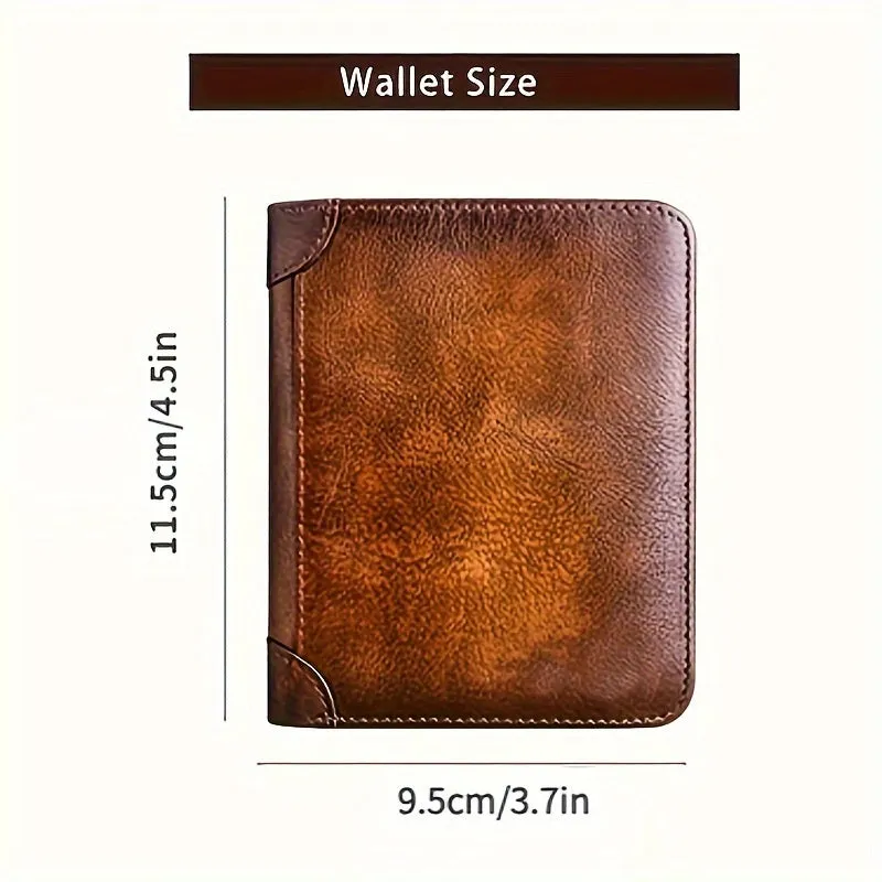 Stay sleek with this versatile PU Leather Wallet