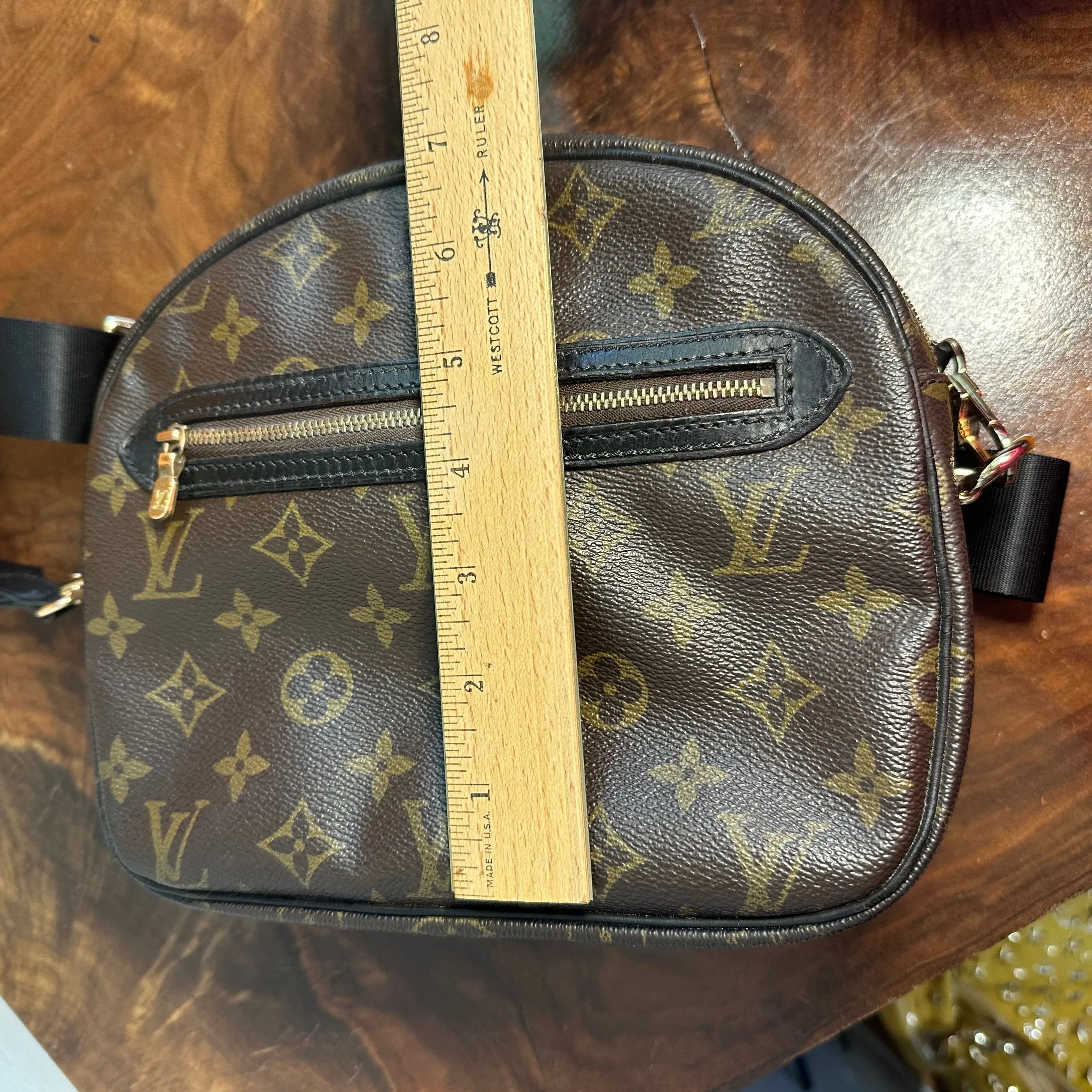 The Dove Crossbody - Vintage LV Monogram in Black