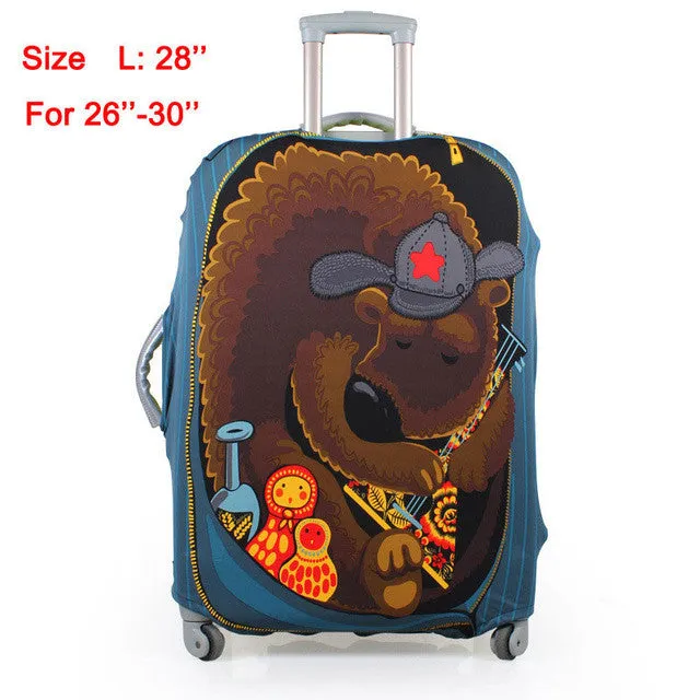 Travel Luggage Suitcase Protective Cover, Stretch, made for 20,24,28inch, Apply to 18-30inch Cases