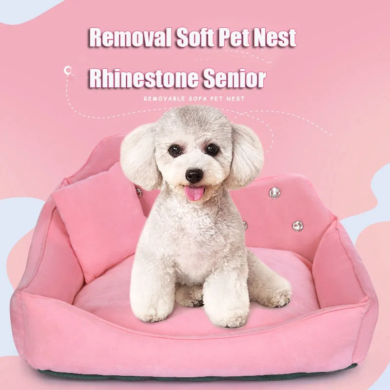 Trendy Furry Pet Luxurious Bed