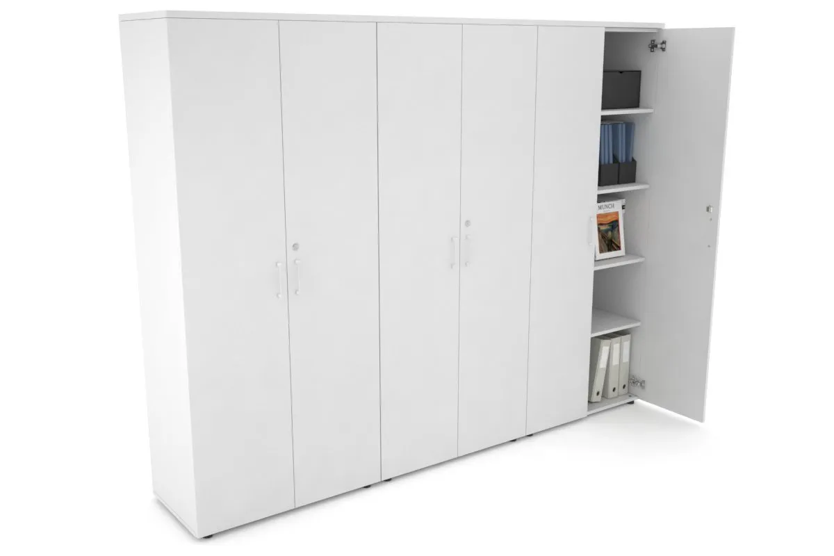 Uniform Large Storage Cupboard with Large Doors [2400W x 1870H x 450D]