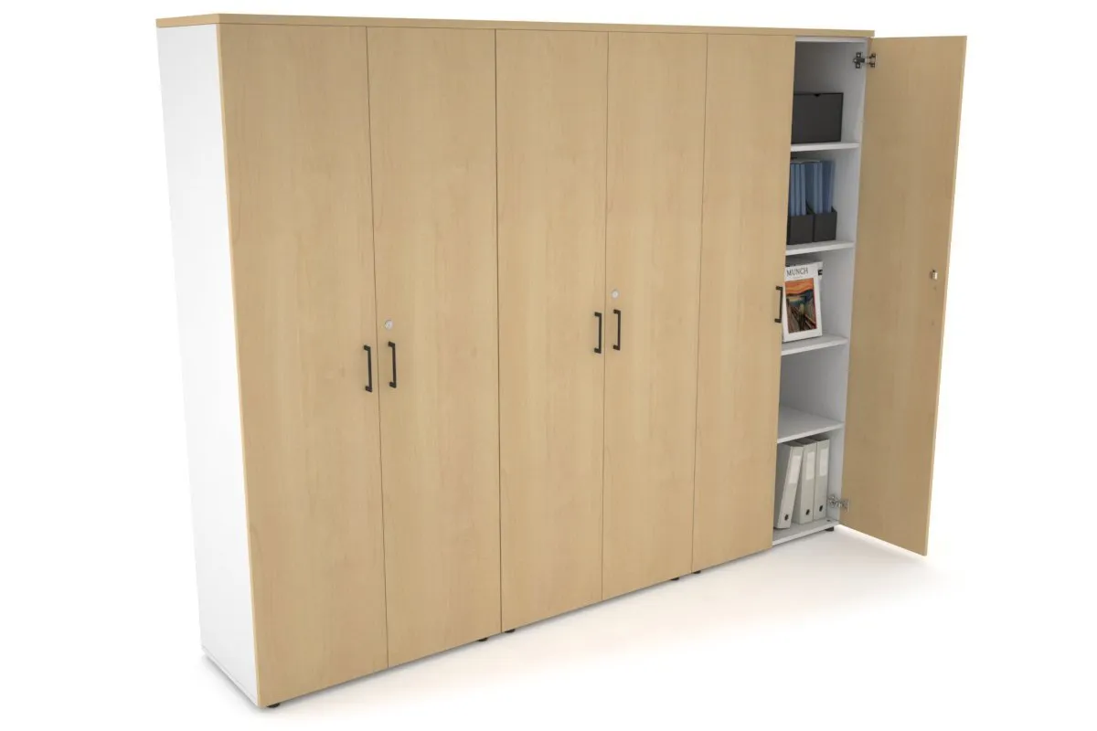 Uniform Large Storage Cupboard with Large Doors [2400W x 1870H x 450D]