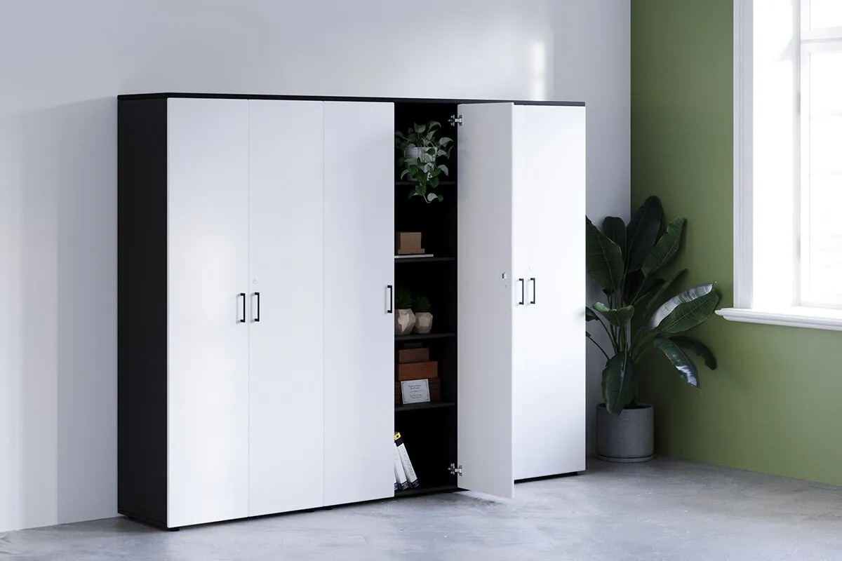 Uniform Large Storage Cupboard with Large Doors [2400W x 1870H x 450D]