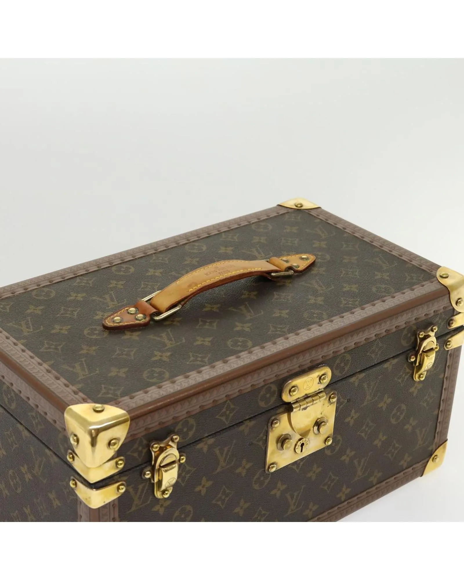 Vintage LOUIS VUITTON Monogram Boite Buteil Hand Bag Vanity