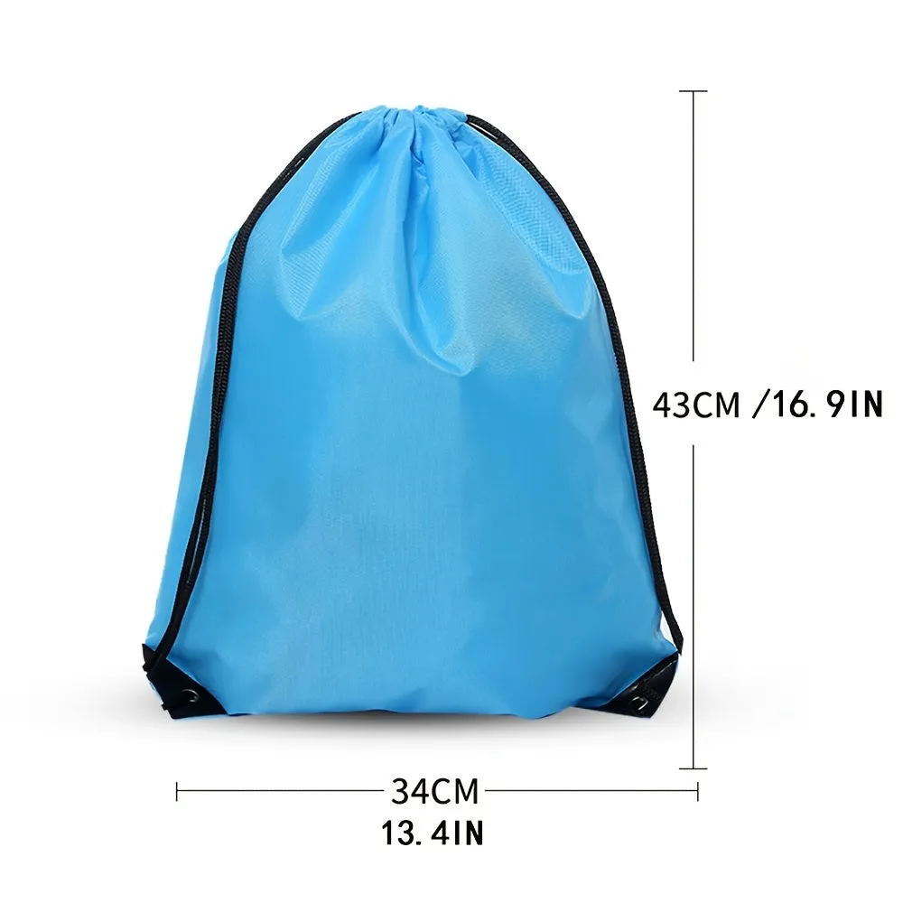 Waterproof Drawstring Bag Lightweight Spacious Perfect for Outdoor Activities