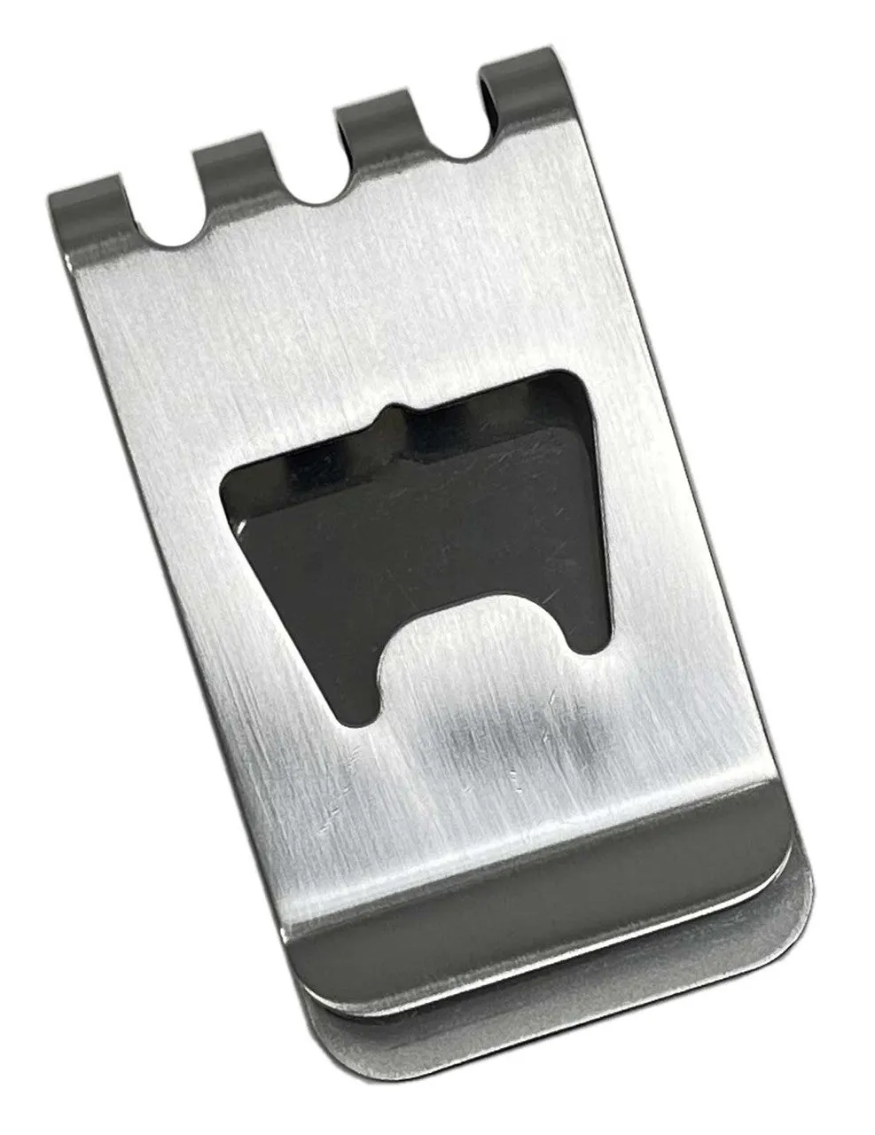 Willie G Skull Money Clip - Brushed Nickel Finish