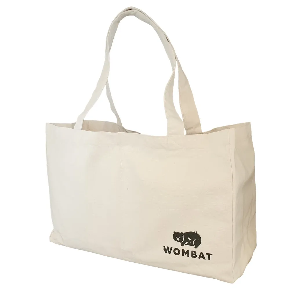 Wombat Reusable Canvas Pocket Shopping Bag